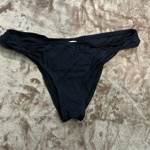 Black bathing suit bottoms